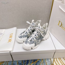 Dior D-csatlakoztassa Cipők Műszaki Szövet sötétkék