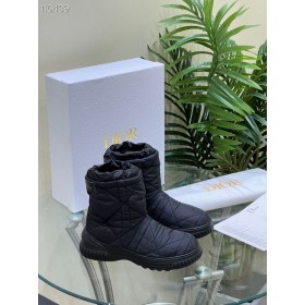 Dior Frost Félcipő, Fekete, Steppelt Nejlon Shearling