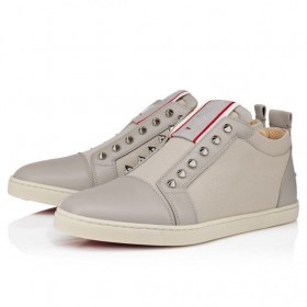 Christian Louboutin F. A. V. Fique Egy Vontade Slip-On Cipők Borjú Bőr Olona Canva Liba