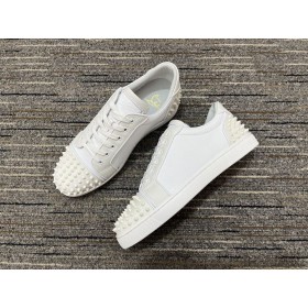 Christian Louboutin Seavaste 2 Orla Falt Alacsony szárú Női Cipők Borjú, illetve Szövet Fehér