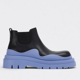 Bottega Veneta BV Gumis Boka Csizma Kék Talp Bottega Veneta Cipő