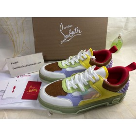 Christian Louboutin Astroloubi Cipők Borjú Bőr Velúr StuDior Zöld Christian Louboutin Cipő