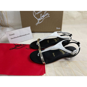 Christian Louboutin Athinita PÃ¡ntos SzandÃ¡l Nappa BÅ‘r Specchio TÃ¶bbszÃ­nÅ± CL CipÅ‘