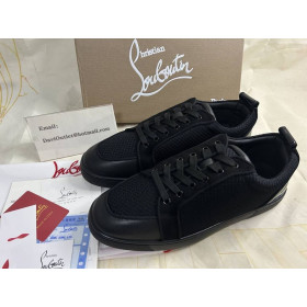 Christian Louboutin Szórakoztató Rantulow CipÅk Borjú BÅr Háló Fekete