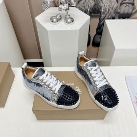 Christian Louboutin Louis Junior Tüskék Orlato Cipők, Bőr Multicolor