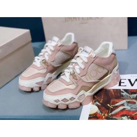 Jimmy Choo GYÉMÁNT X TRÉNER/M FHF Tenisky Rózsaszín