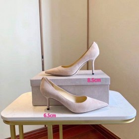 Jimmy Choo Szerelem Velúr Szivattyúk JC Jelkép Meztelen