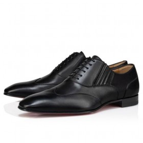 Christian Louboutin A Amor W Oxford, Borjú Bőr Fekete Christian Louboutin Cipő