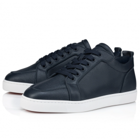 Christian Louboutin Rantulow Sneakers Alpin Calf Leather Navy Blue