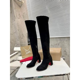 Christian Louboutin Stretchadoxa Szendrődi V. Alta 70 Mm ThighBoots Fekete Christian Louboutin Cipő