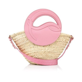 Christian Louboutin Biloumoon Kosárba Kosárba Raffia, Majd Borjú Bőr Calipso