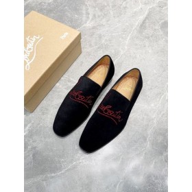 Christian Louboutin Pitypang Strass LéhűtÅ Velúr Borjú BÅr Fekete