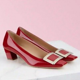 Roger Vivier Belle Vivier 45mm Szivattyúk Piros lakkbőr