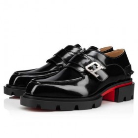 Christian Louboutin Derby A Georges Fekete Borjú A Férfiak