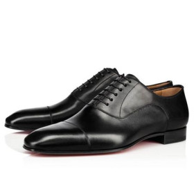 Christian Louboutin Oxford Greggo Fekete Borjú A Férfiak