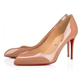 Christian Louboutin Szivattyúk Corneille 85 mm Meztelen lakkbőr
