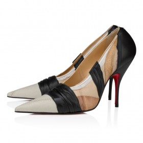 Christian Louboutin Martinloula 100 Mm Pumps Lamb Nappa Leather Black