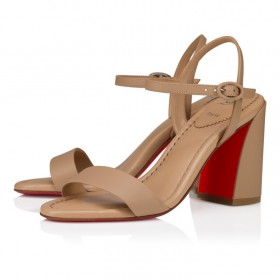 Christian Louboutin Miss Jane Sandal 85 Mm Sandals Nappa Leather Blush