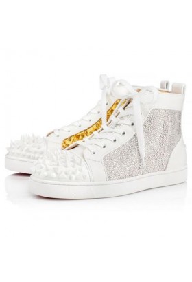 Christian Louboutin Magas szÃ¡rÃº No Limit Lapos Latte/arany BorjÃº CipÅ‘