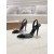 Christian Louboutin Astrinodo Parittya Szivattyúk 100mm Nappa BÅr, PVC, Fekete