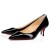 Christian Louboutin Szivattyúk Kate 55 mm Fekete lakkbÅr
