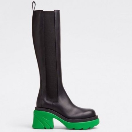 Bottega Veneta Flash Glúine-ard Buataisí Glas Outsole Bottega Veneta Bróga