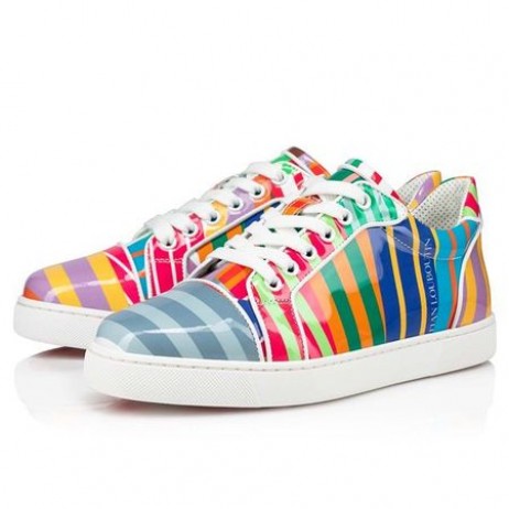 Christian Louboutin sneaekr Il/bianco Leathar Paitinne