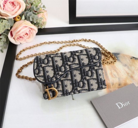 Dior Diallait Pouch Gorm Dior Oblique Jacquard 10.5 CM