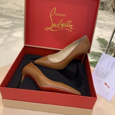 Christian Louboutin Kate Caidéil Nappa Leathar Brown