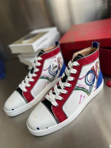 Christian Louboutin Rantus Orlato Sneakers 'Grá' Calfskin Multicolor