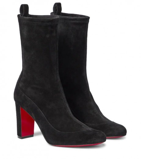 Christian Louboutin Gena 85mm Suede Buataisí Rúitín Críostaí Louboutin Bróga