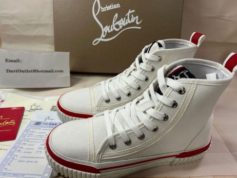 Christian Louboutin Pedro Bean Sneakers Canva Bán Christian Louboutin Bróga