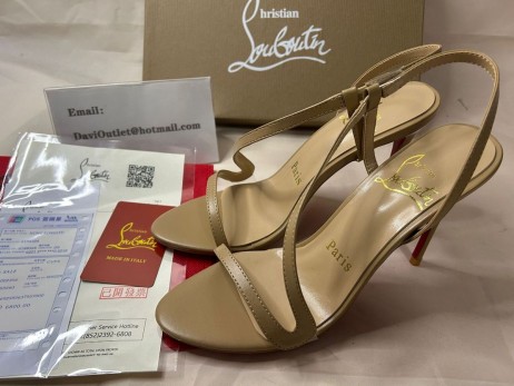 Christian Louboutin Sandal Rosalie 100 mm Leathar Nude