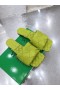 Bottega Veneta Lido Sleamhnáin Kiwi Intreccio Lambskin Bottega Veneta Bróga