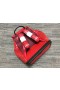 Christian Louboutin Explorafunk Studded Leathar Backpack Dearg