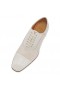 Christian Louboutin Greggo Oxfords Calf Leathar Línéadach Tír Albatre Críostaí Louboutin Bróga