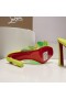 Christian Louboutin Iridescent Leathar Mhiúil Sandals 100Mm TPU Fluo Buí