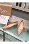 Christian Louboutin Kate Ballerina Árasáin Leathar Paitinne Nude Christian Louboutin Store