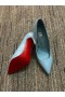 Christian Louboutin Kate Caidéil 85mm Paitinne Leathar Gorm