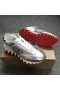 Christian Louboutin Loubishark Sneakers Iridescent Leathar Silver