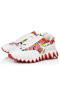 Christian Louboutin Loubishark Bean Sneakers Leathar Lao Shun Sudo Cló Bláth Bán