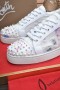 Christian Louboutin Fir Íseal-barr Sneaker Fabraic le Spikes Bán
