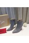 Christian Louboutin mar Sin, Kate Booty Rúitín Buataisí 100mm Suede Liath