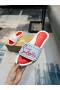 Christian Louboutin Cró Rubber Sleamhnáin Fir Slipéir Bróga CL