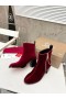 Christian Louboutin Yoz Na Liopaí Tosaithe 70mm Veilbhit Burgúine