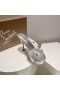 Christian Louboutin Degraqueen Alta Ardán Sandals130mm Leathar PVC Silver