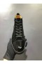 Christian Louboutin Louis Strass Maol Ard-barr Sneakers Suede agus Leathair Paitinne Dubh