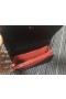 Christian Louboutin Paloma Clutch Suede Lao Leathar agus Spikes Donn