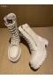 Dior D-Cheannaire Tosaithe Rúitín Bán Cuilteáilte Cannage Calfskin