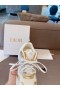 Dior Mogalra D Ceangal Sneakers Óir Bán Fabraic Rubair